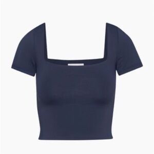 babaton aritiza contour squareneck hip length top